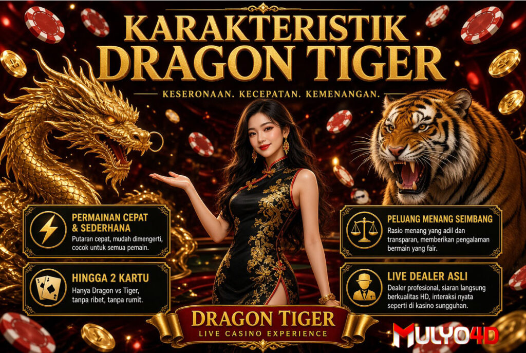 berisi penjelasan karakteristik dragon tiger pada mulyo4d