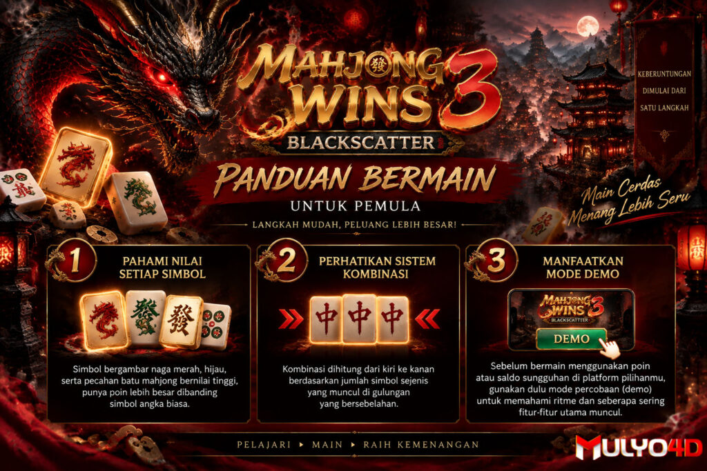 panduan bermain mahjong 3 pada mulyo4d