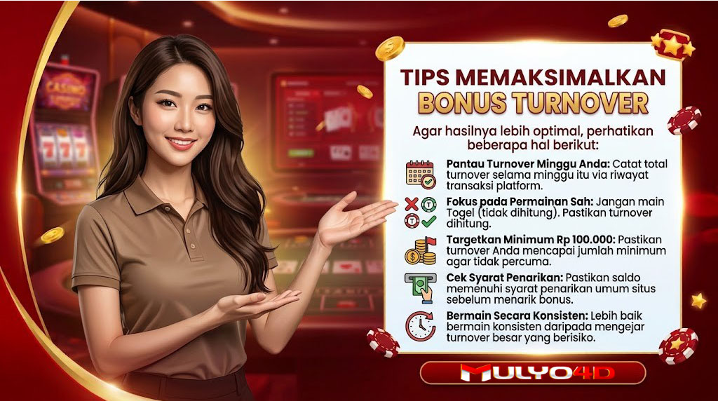 foto cewek yang menjelaskan cara memaksimalkan bonus turnover pada mulyo4d 
